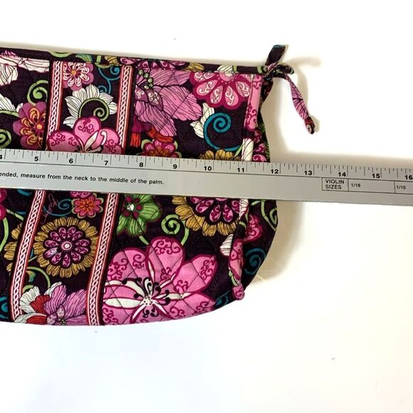 Vera Bradley Floral Multicolored Floral Zip Top Makeup Cosmetic Bag - Picture 6 of 8